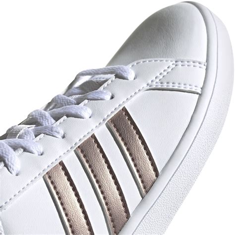 white Adidas trainers junior